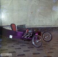 A purple Metallic version of Lars-Erik Johansson's 1931 Ford roadster. The car was previously known as the Orange Fink. Photo by Ryde Brundin, courtesy of Maths Pålsson.